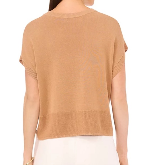 Vince Camuto Drop Shoulder Short Sleeve Sweater - Picture 6 of 7